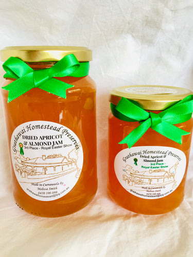 DRIED APRICOT & ALMOND JAM (3rd Place - Royal Easter Show)