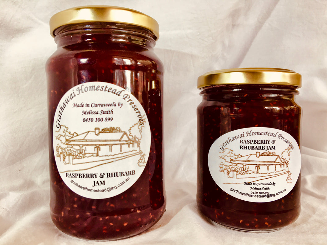 RASPBERRY & RHUBARB JAM - (2nd Place Royal Easter Show)