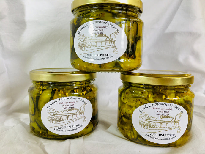 ZUCCHINI PICKLE - (2nd Place Royal Easter Show)
