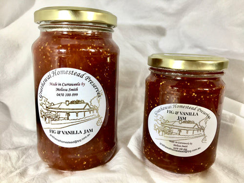 FIG & VANILLA JAM - (Highly Commended - Royal Easter Show)